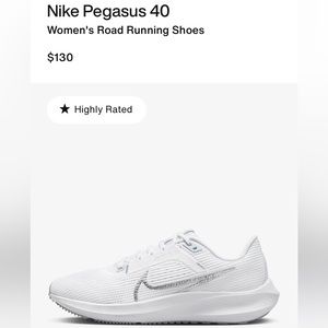 Nike Pegasus40 size 9 never worn